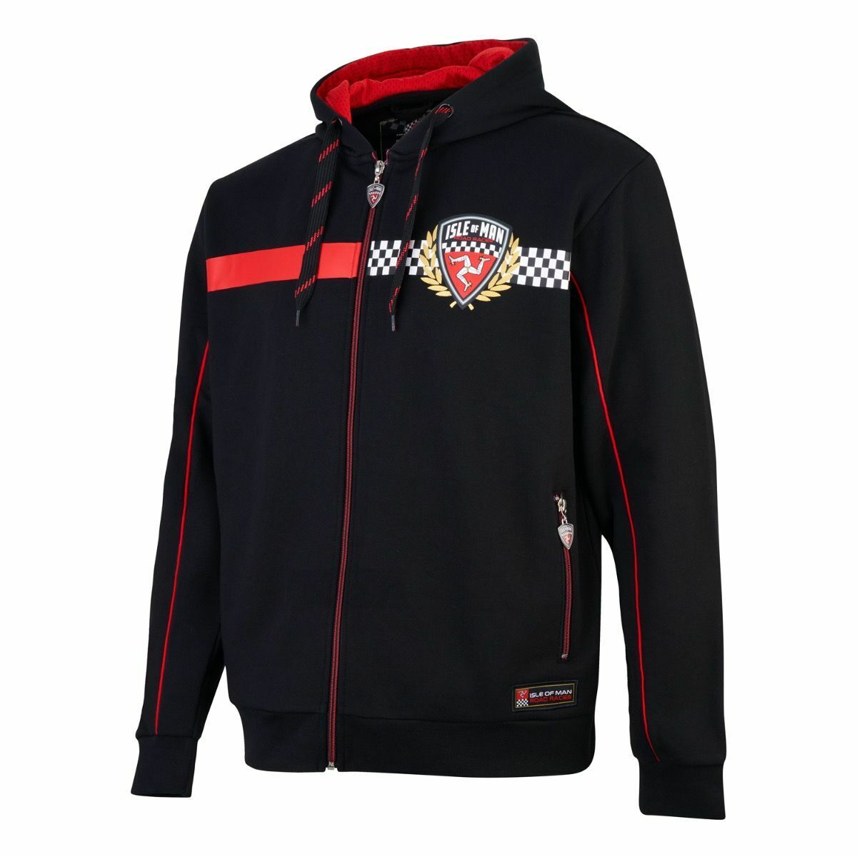 Isle Of Man Road Races Full Zip Hoodie - 20Iom-Ah