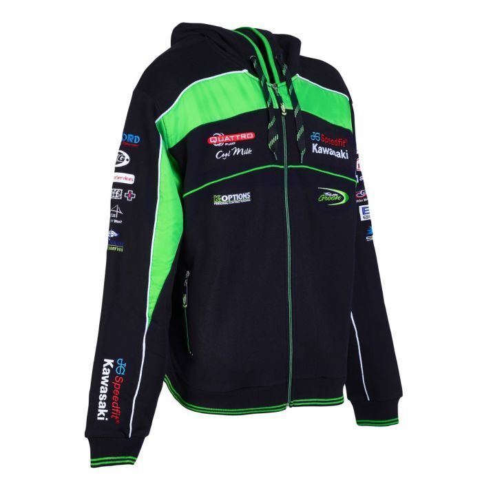 Official JG Speedfit Kawasaki Team Hoodie - 18JGk-Ah1