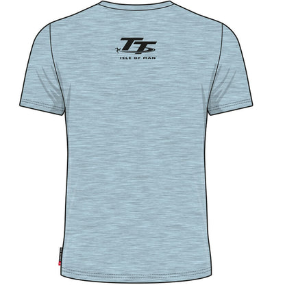 Official Isle Of Man TT Races Custom Blue Vintage T Shirt - 19Avts2