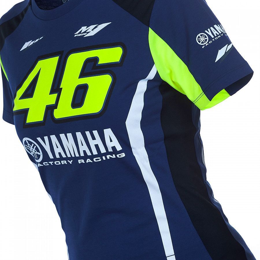 Official Valentino Rossi VR46 Dual Yamaha Womans T'shirt - Ydwts 272309