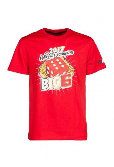 Marc Marquez MotoGP World Champion Big6 Red T'Shirt.