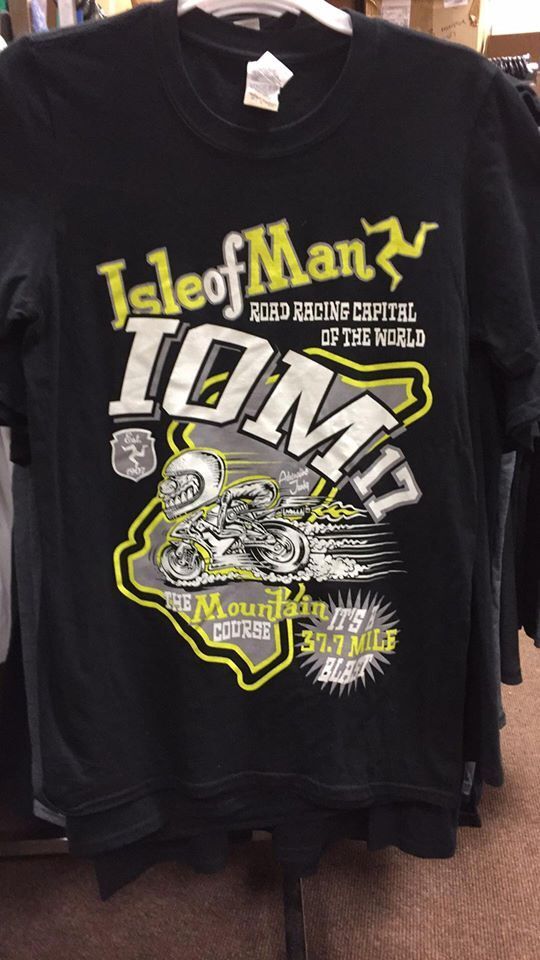 2017 Isle Of Man Road Racing Cartoon T-Shirt