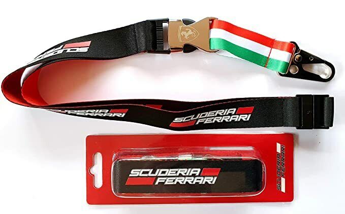 Scuderia Ferrari Black Or Red Sf Fw Lanyard - 1301191028