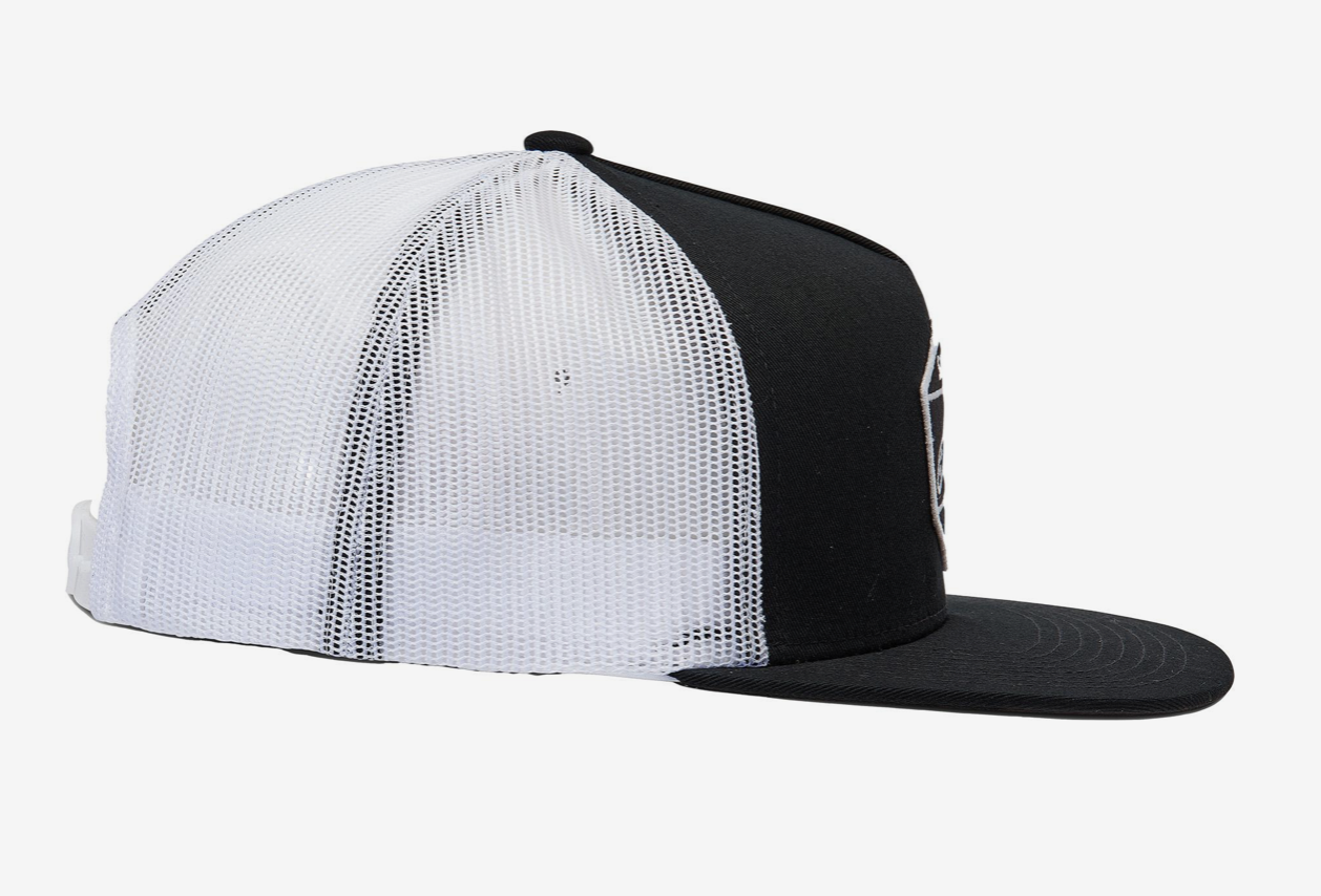 Alpinestars Bolt Truckers Flat Peak Black / White Baseball Cap - 1213 81014 1020