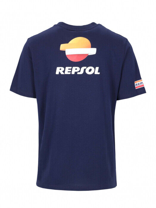 Official Repsol Honda Stripes Blue T Shirt - 22 38503