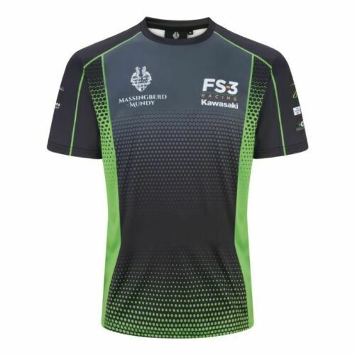 Official Massingberd-Mundy Kawasaki Team Aop Kids T Shirt - 20Kaw-Kaopt