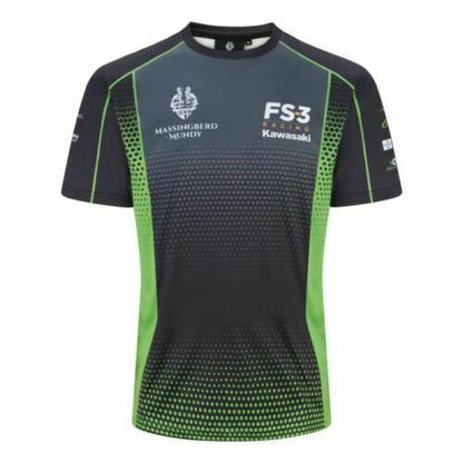 Official Massingberd-Mundy Kawasaki Team Aop Kids T Shirt - 20Kaw-Kaopt