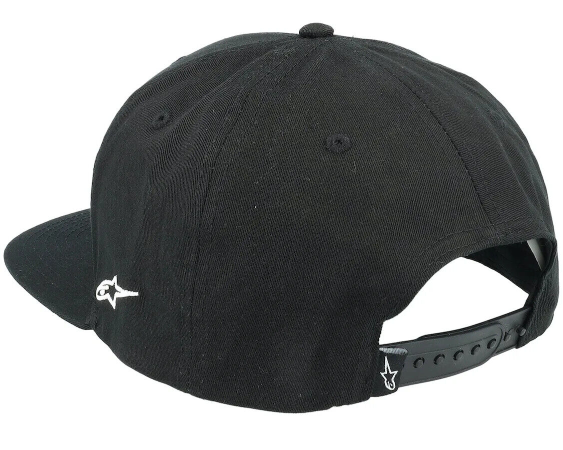 Alpinestars Belvedere Black Snapback Baseball Cap -1232 81050 10
