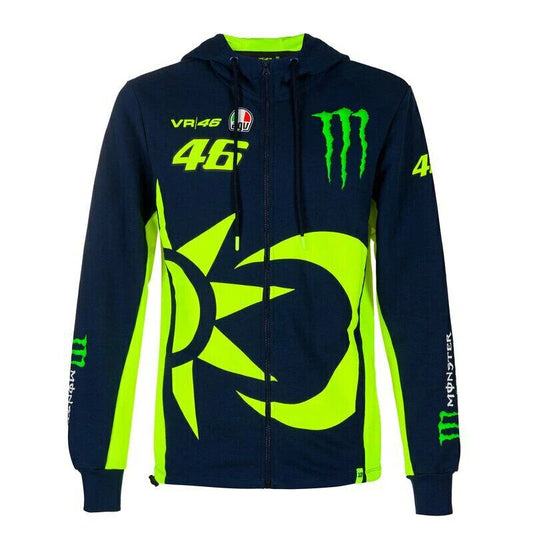 VR46 Official Valentino Rossi Replica Monster Hoodie Fleece - Momfl 396902