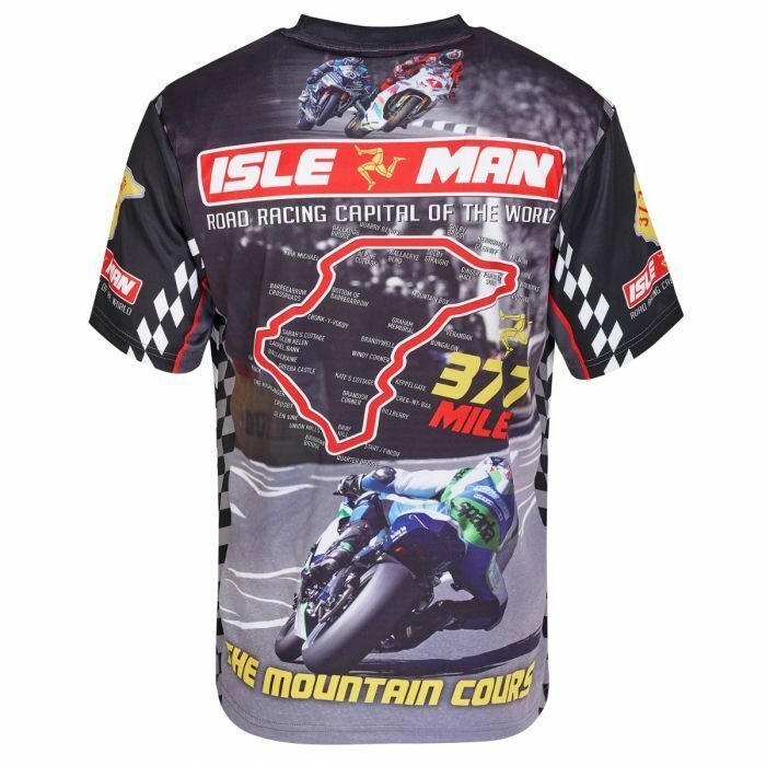 Isle Of Man Road Races All Over Print T'shirt - 19Iom-Aopt2
