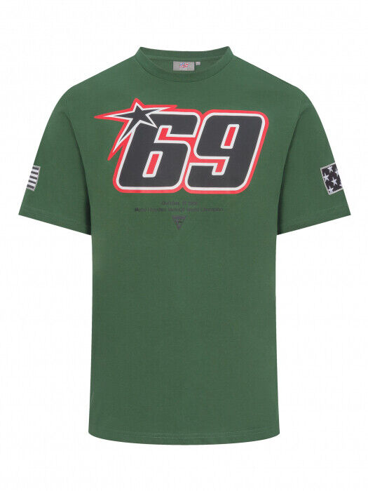 Official Nicky Hayden 69 Green T-Shirt - 19 34004