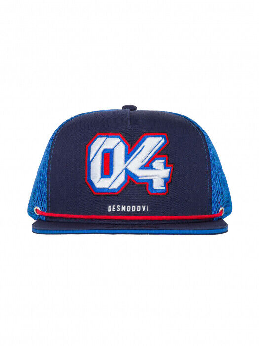 Official Andrea Dovizioso 04 Flat Visor Truckers Cap - 19 42203