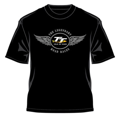 Official Isle Of Man TT Races Legendary Road Race Wing's T'shirt - 20Ats