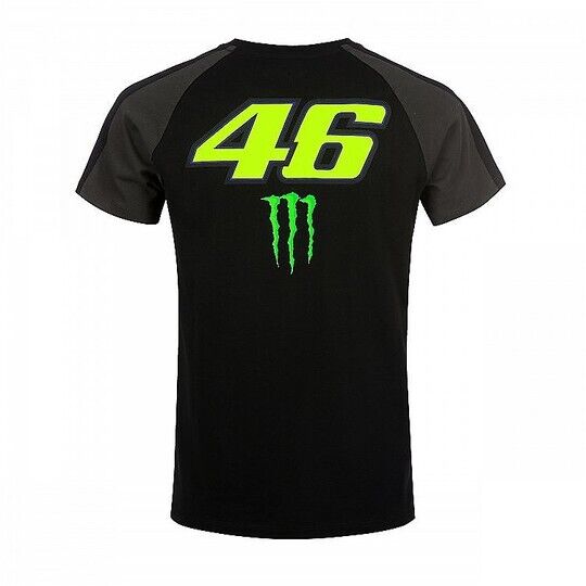 VR46 Official Valentino Rossi Monster T-Shirt Black - Momts 358804