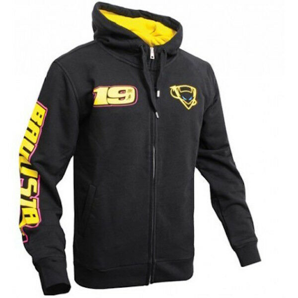 Official Alvaro Bautista 19 Unisex Black Hoodie - 705 04