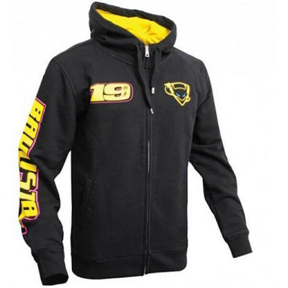 Official Alvaro Bautista 19 Unisex Black Hoodie - 705 04