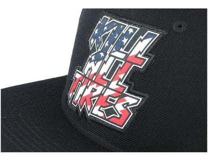 Ken Block Hoonigan Kat Black Flat Peak Cap - Ha302Klat