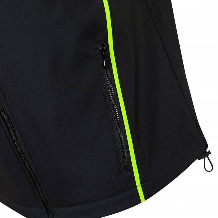 VR46 Official Valentino Rossi Black Man'S Softshell Jacket - Vrmjk 306204