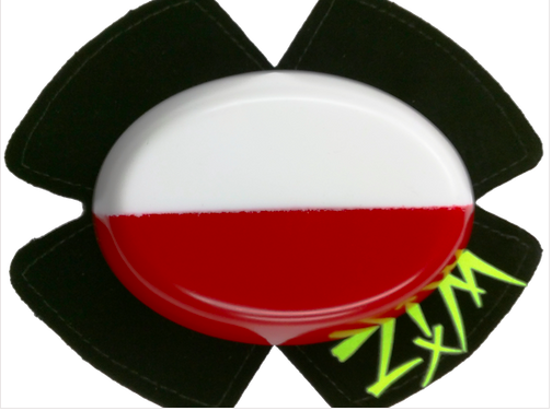 Wiz Poland (Polish) Flag Knee Sliders (1 Set)