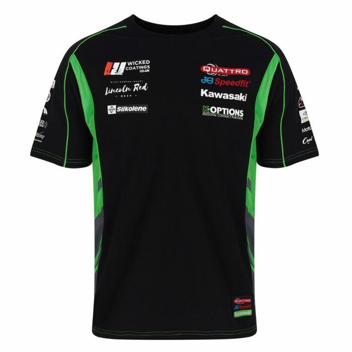 Official Quattro Plant Kawasaki Team Custom T Shirt - 19Qk-Act