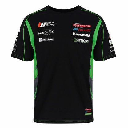 Official Quattro Plant Kawasaki Team Custom T Shirt - 19Qk-Act