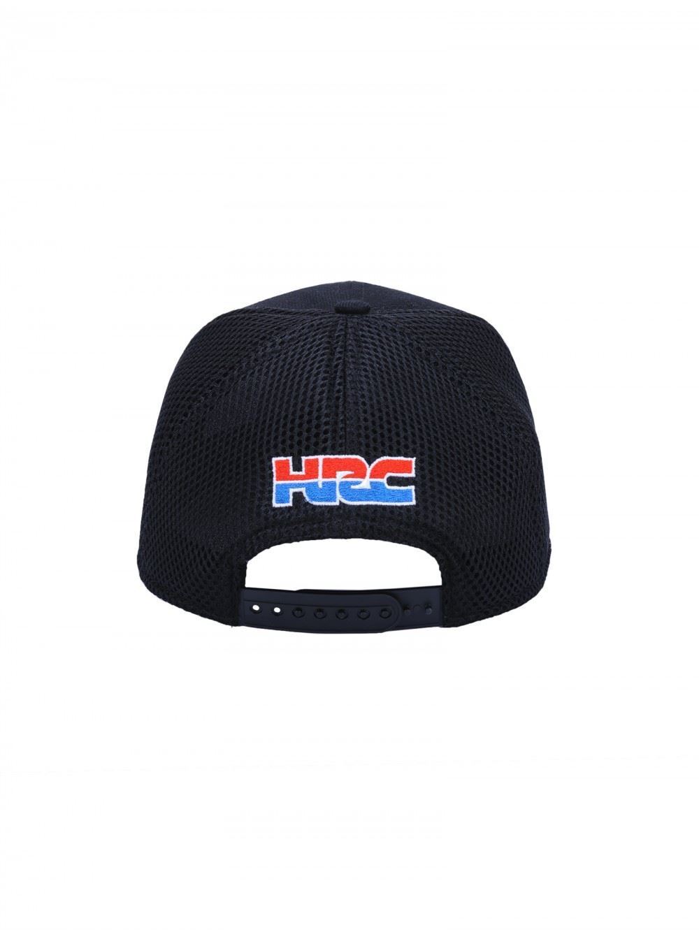 Official Honda Wing Black Truckers Flat Peak Cap - 18 48003