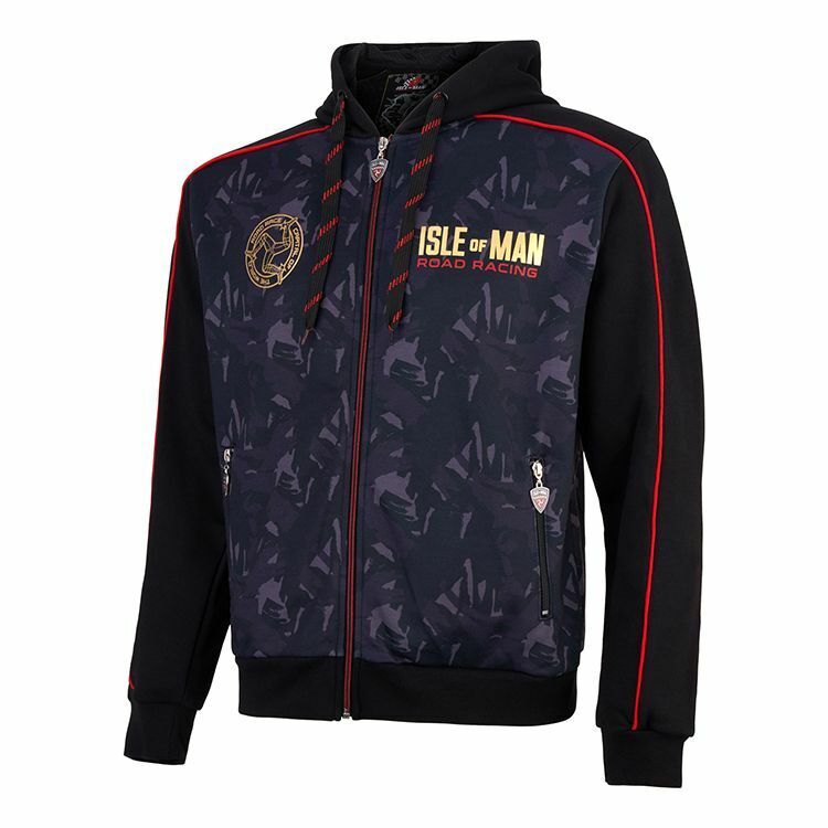Isle Of Man Road Races Camo Full Zip Hoodie - 19Iom-Ah-Camo