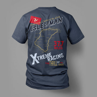 Isle Of Man Extreme Racing Printed T Shirt