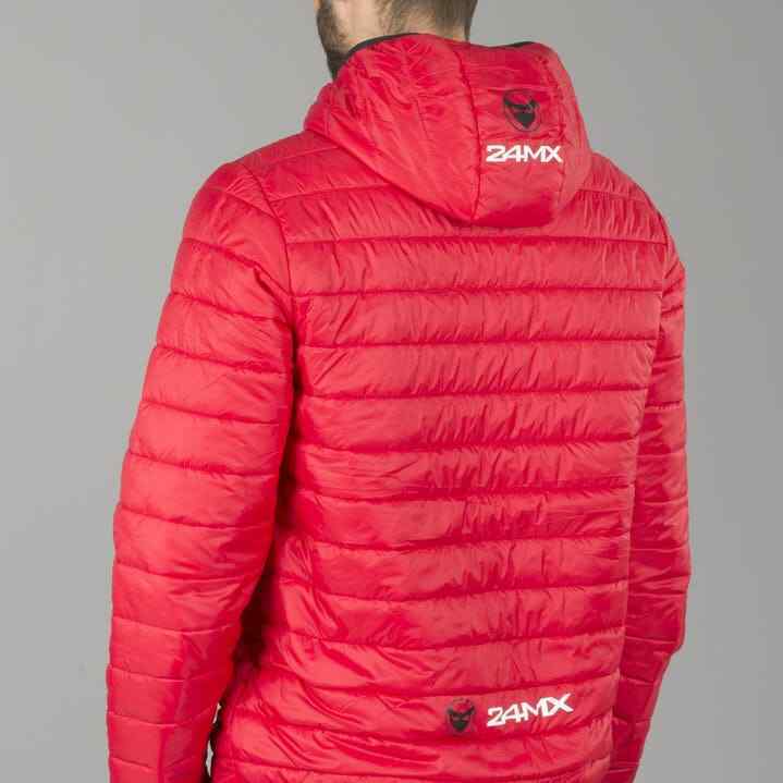 New 24MX Montana Down Red Puff Jacket -