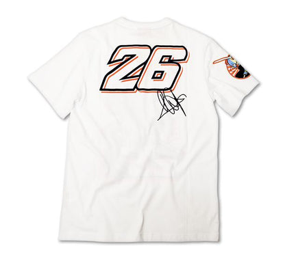 New Official Dani Pedrosa White T'Shirt - 755 06 / 784 06