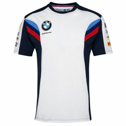 Official WSBK BMW Motorrad Kid's White Team T Shirt - 19BMW-Sbk-Kct White