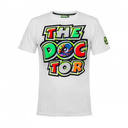 Official Valentino Rossi VR46 The Doctor White T'shirt - Vrmts 260006