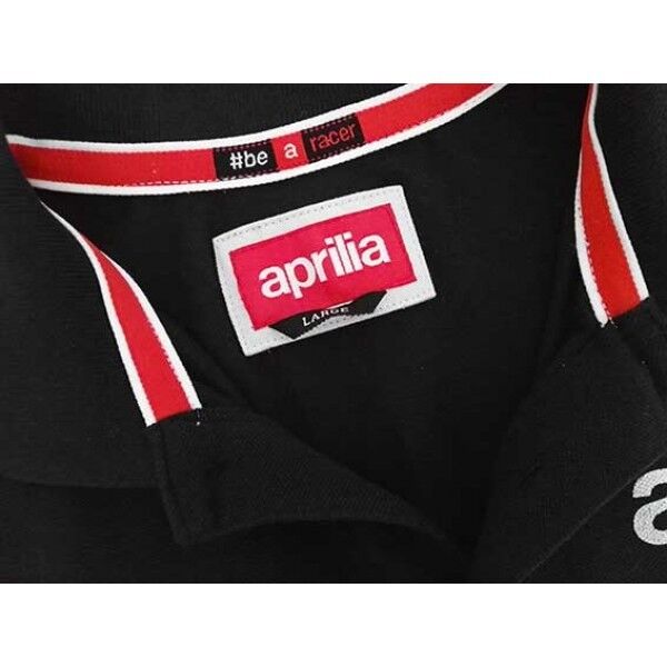 Official Aprilia Racing Black Polo - Do.