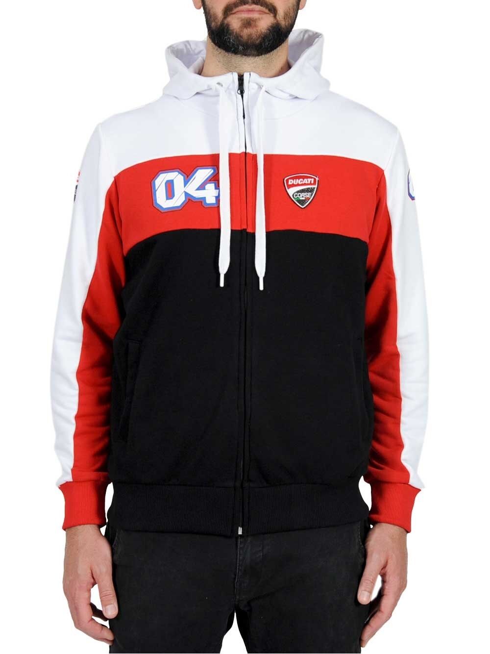 New Official Ducati Andrea Dovizioso Fleece Hoodie - 15 26002