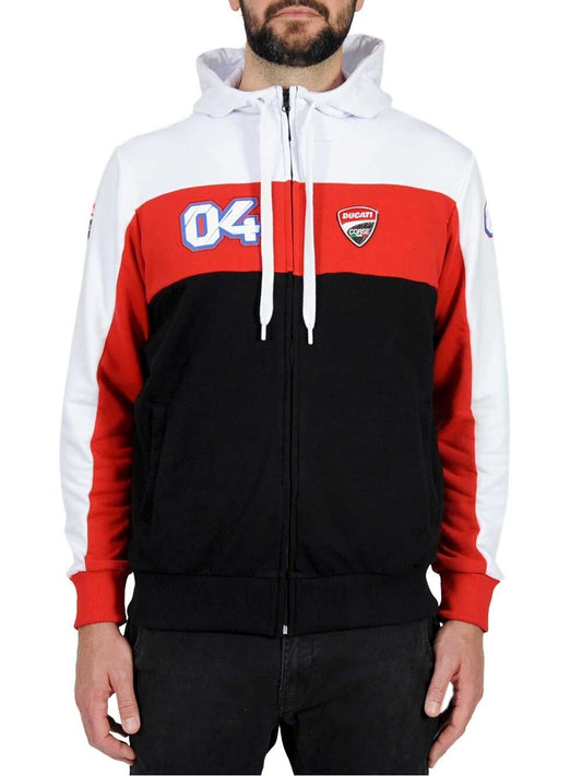 New Official Ducati Andrea Dovizioso Fleece Hoodie - 15 26002