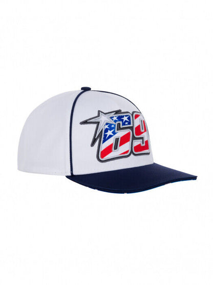 New Official Nicky Hayden 69 Mid Visor Baseball Cap - 20 44002