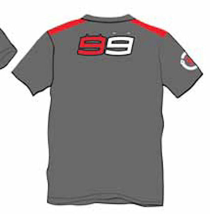New Official Jorge Lorenzo Lorenzo Land Grey T-Shirt - 14 31204