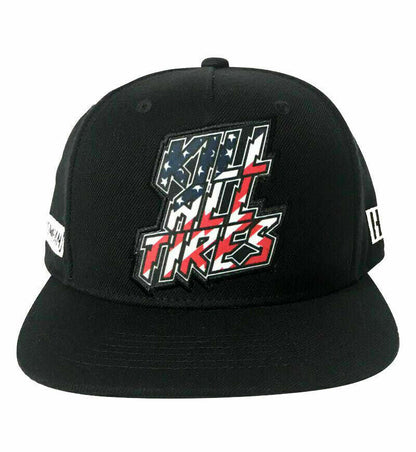 Ken Block Hoonigan Kat Black Flat Peak Cap - Ha302Klat