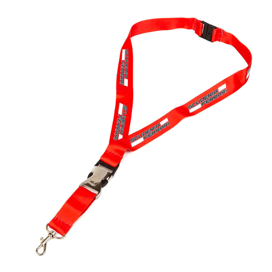 Scuderia Ferrari Black Or Red Sf Fw Lanyard - 130171014