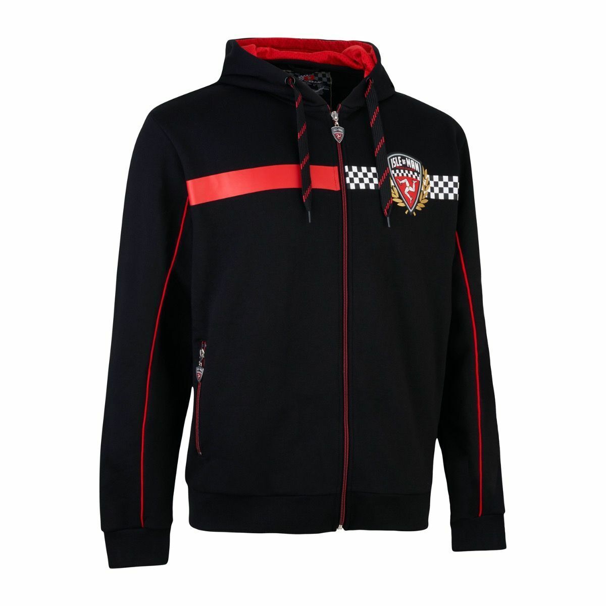 Isle Of Man Road Races Full Zip Hoodie - 20Iom-Ah