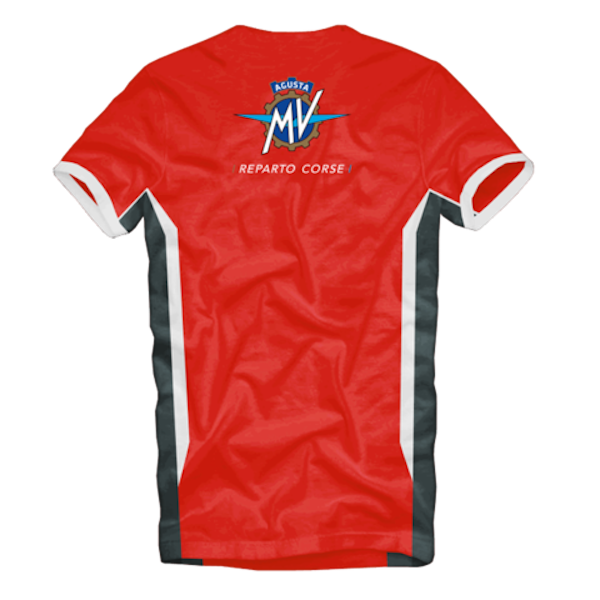 Official Mv Agusta Reparto Red T Shirt - Mv00 903000