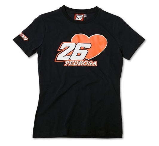 Official Dani Pedrosa Navy Womans T'shirt - 756 02