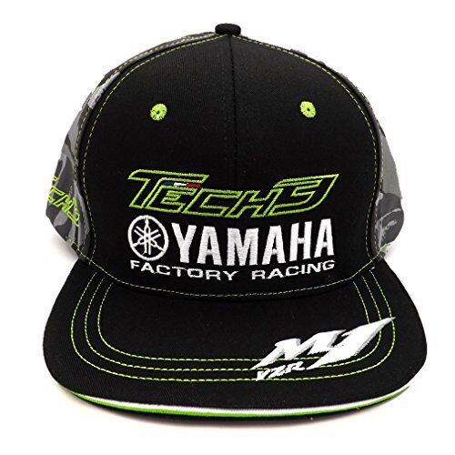 Official Tech 3 Yamaha Flat Peak Camo Baseball Cap - 17T3Yam-Bbc-Fp