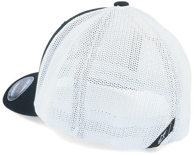 Alpinestar Angle Stretch Mesh Black/White Flexfit Baseball Cap -