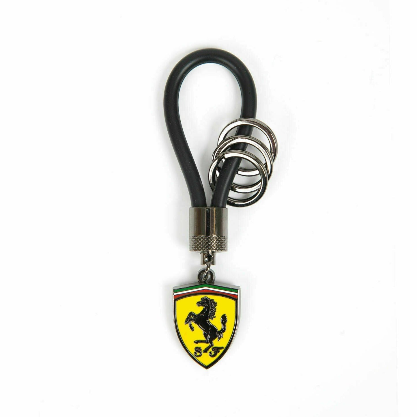 F1 Scuderia Ferrari Black Rubber Keyring - 130181046 100