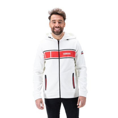 Official Yamaha Racing Heritage Zipped Hoodie - B23-Rh122-W6