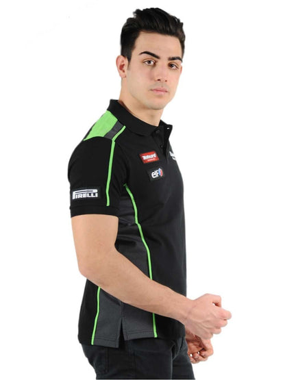 Official Kawasaki Motocard Team Race Wear Polo Shirt - 11501