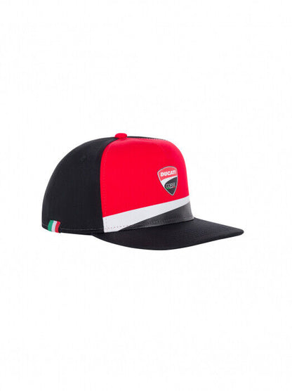 Official Ducati Corse Kids Flat Peak Baseball Cap - 20 46013