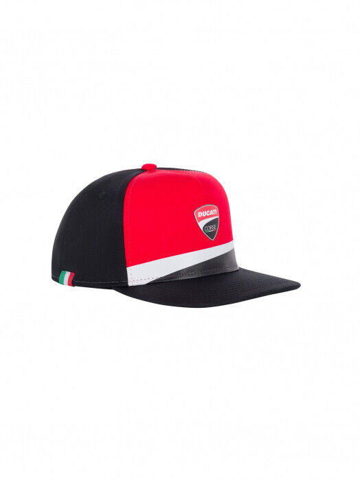Official Ducati Corse Kids Flat Peak Baseball Cap - 20 46013