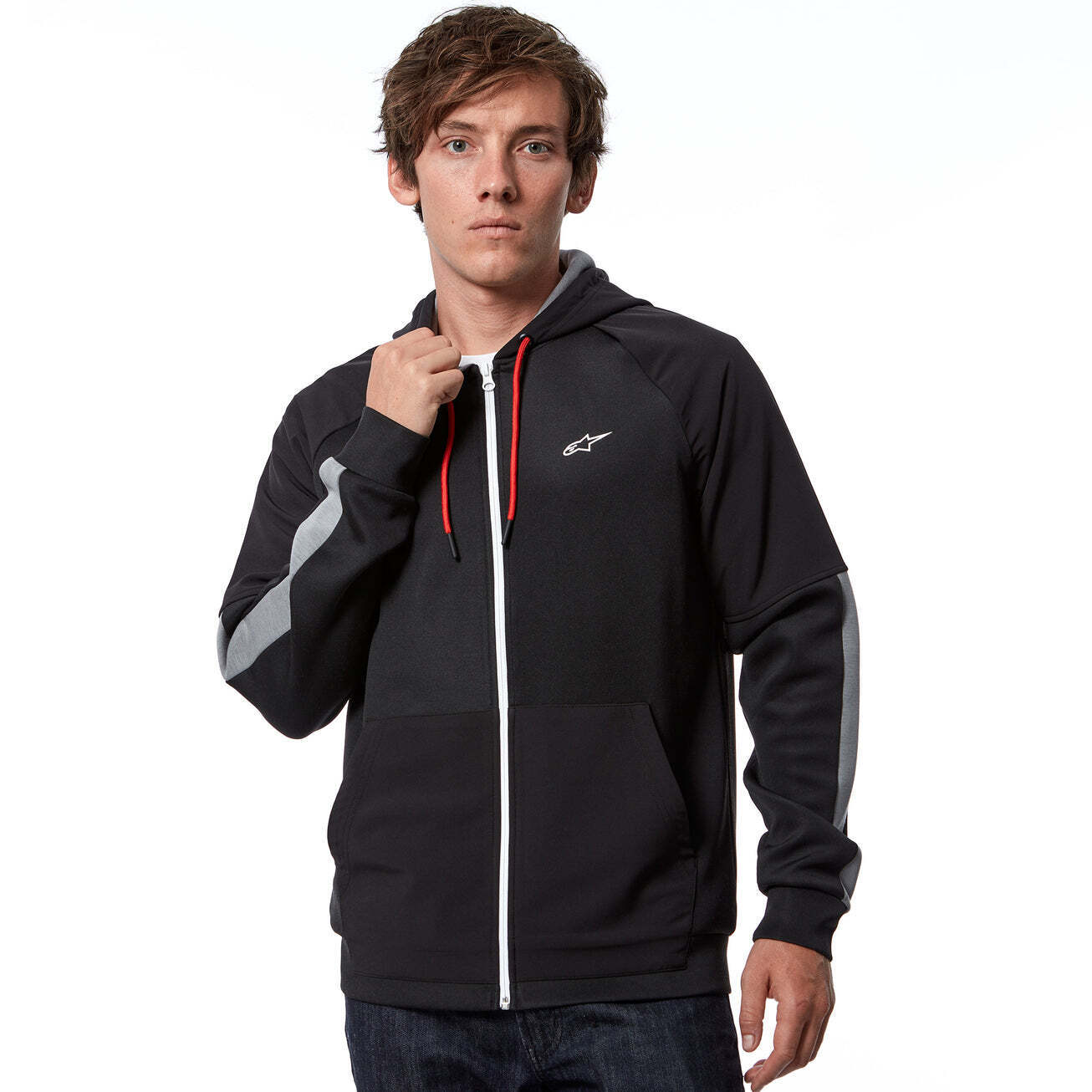 Alpinestars Talon Black Zip Up Hoodie - 1230-53000
